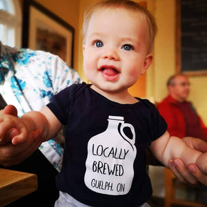 Locally Brewed baby bodysuit
